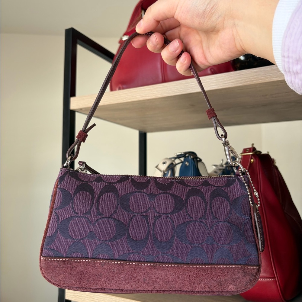SOLD Y2K Coach Demi Bag in Rich Purple 💜